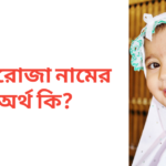 আফরোজা নামের অর্থ কি