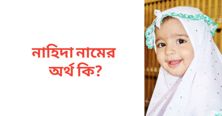 নাহিদা নামের অর্থ কি