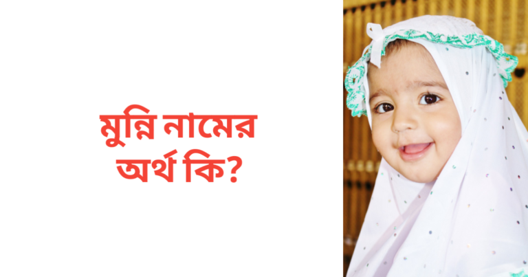 মুন্নি নামের অর্থ কি