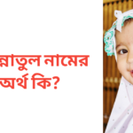জান্নাতুল নামের অর্থ কি