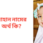 জাহান নামের অর্থ কি