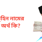 তুহিন নামের অর্থ কি