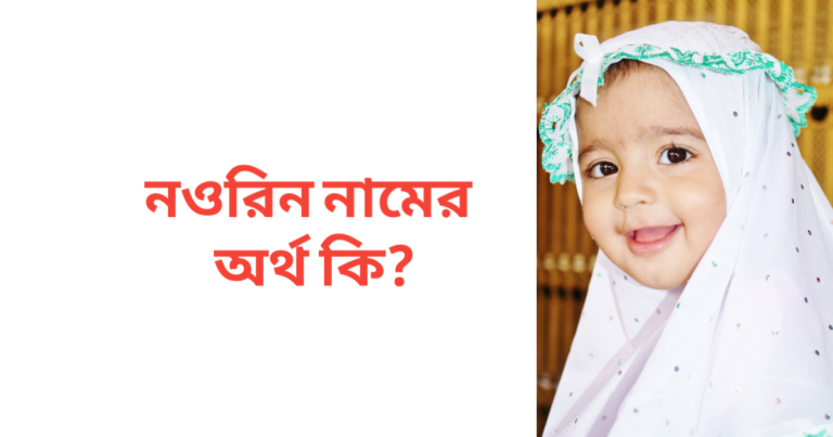 নওরিন নামের অর্থ কি