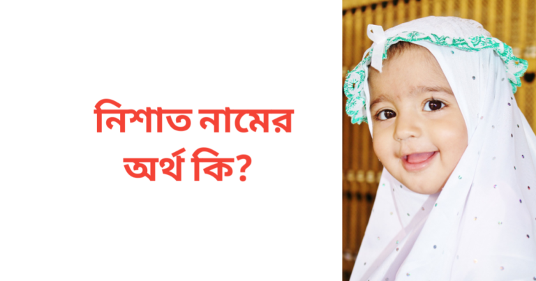 নিশাত নামের অর্থ কি