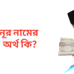 নূর নামের অর্থ কি