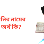 মনির নামের অর্থ কি