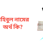 মহিবুল নামের অর্থ কি