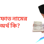 সিফাত নামের অর্থ কি