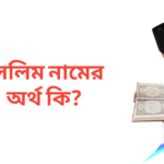সেলিম নামের অর্থ কি