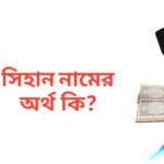 সিহান নামের অর্থ কি | সিহান নামের ছেলেরা কেমন হয়