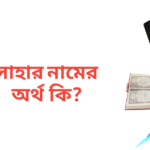 সাহার নামের অর্থ কি | সাহার নামের ছেলেরা কেমন হয়