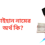 তাইহান নামের অর্থ কি | তাইহান নামের ছেলেরা কেমন হয়
