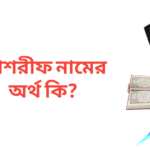 তাশরীফ নামের অর্থ কি | তাশরীফ নামের ছেলেরা কেমন হয়