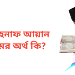 আহনাফ আয়ান নামের অর্থ কি | আহনাফ আয়ান হক নামের ছেলেরা কেমন হয়