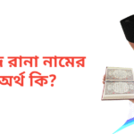 মাসুদ রানা নামের অর্থ কি | মাসুদ রানা নামের ছেলেরা কেমন হয়