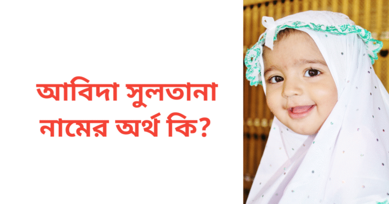 আবিদা সুলতানা নামের অর্থ কি | আবিদা সুলতানা নামের মেয়েরা কেমন হয়