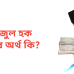ফয়জুল হক নামের অর্থ কি | ফয়জুল হক নামের ছেলেরা কেমন হয়