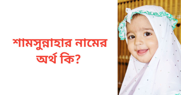 শামসুন্নাহার নামের অর্থ কি | শামসুন্নাহার নামের মেয়েরা কেমন হয়