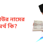 মশিউর নামের অর্থ কি | মশিউর নামের ছেলেরা কেমন হয়