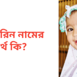 তাজরিন নামের অর্থ কি | তাজরিন নামের মেয়েরা কেমন হয়