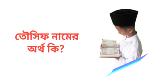 তৌসিফ নামের অর্থ কি | তৌসিফ নামের ছেলেরা কেমন হয়