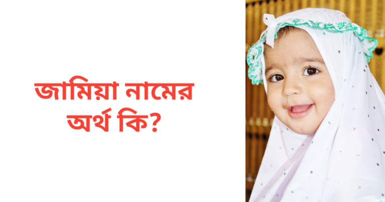 জামিয়া নামের অর্থ কি | জামিয়া নামের মেয়েরা কেমন হয়