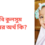 বিবি কুলসুম নামের অর্থ কি | বিবি কুলসুম নামের মেয়েরা কেমন হয়