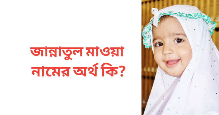 জান্নাতুল মাওয়া নামের অর্থ কি | জান্নাতুল মাওয়া নামের মেয়েরা কেমন হয়