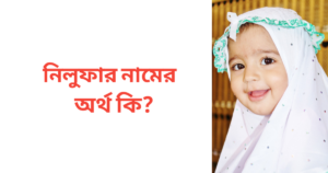 নিলুফার নামের অর্থ কি | নিলুফার নামের মেয়েরা কেমন হয়